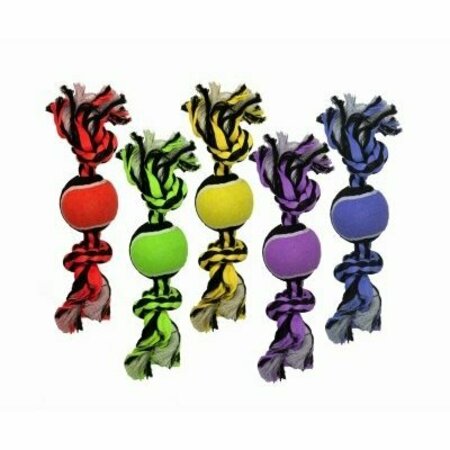 MULTIPET 10 in. Nuts Knots Ball Toy 29510
